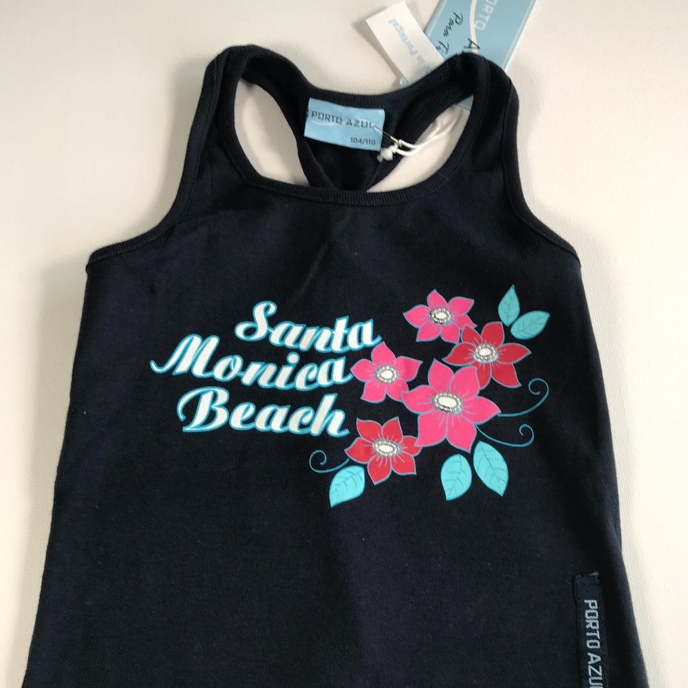 ( 3 for 20) NWT - Blue Floral Print Top - size 4